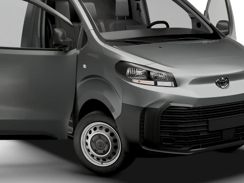 Toyota Proace Platform Cab L3 HQInt 2027 3D Model