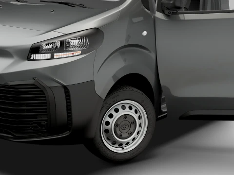 Toyota Proace Platform Cab L3 HQInt 2027 3D Model