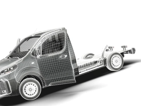 Toyota Proace Platform Cab L3 HQInt 2027 3D Model