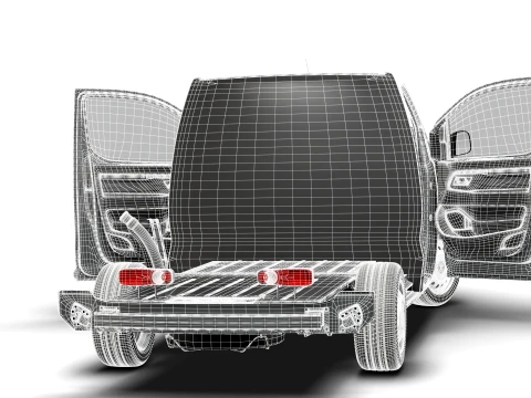 Toyota Proace Platform Cab L3 HQInt 2027 3D Model