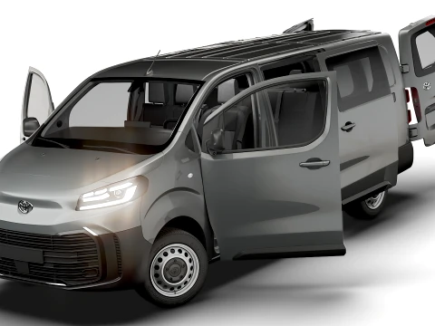 Toyota Proace Select DCab L3 HQInt 2027 3D Model
