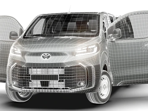 Toyota Proace Select DCab L3 HQInt 2027 3D Model