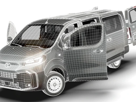Toyota Proace Select DCab L3 HQInt 2027 3D Model