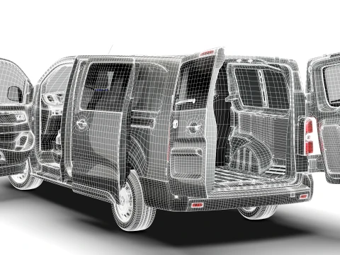 Toyota Proace Select DCab L3 HQInt 2027 3D Model