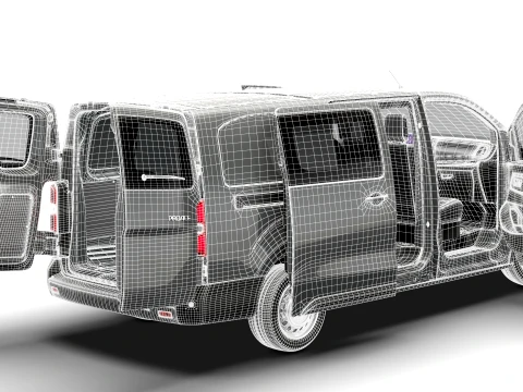Toyota Proace Select DCab L3 HQInt 2027 3D Model