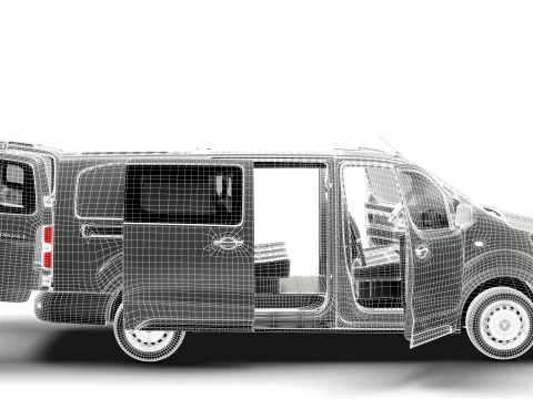 Toyota Proace Select DCab L3 HQInt 2027 3D Model