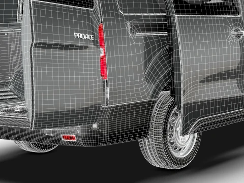 Toyota Proace Select DCab L3 HQInt 2027 3D Model