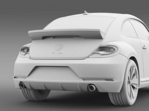 vw beetle gsr 2013 3D Модель