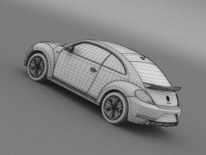 vw beetle gsr 2013 3D Модель