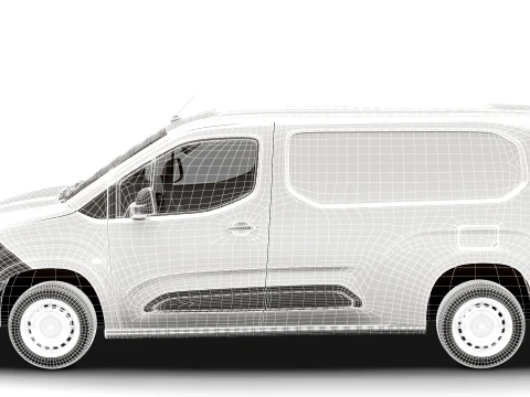 Citroen Berlingo FIRST Van LWB 2027 3D Model