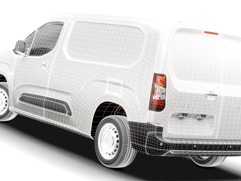 Citroen Berlingo FIRST Van LWB 2027 3D Model