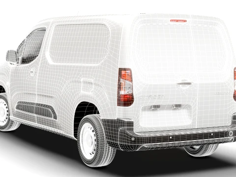 Citroen Berlingo FIRST Van LWB 2027 3D Model