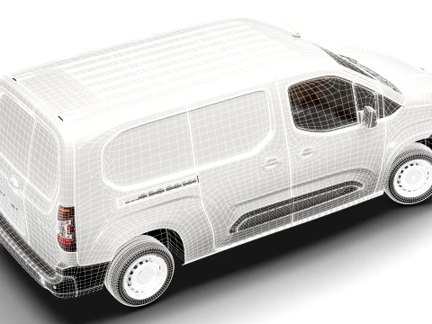 Citroen Berlingo FIRST Van LWB 2027 3D Model