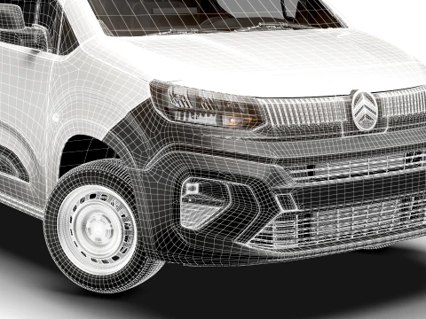 Citroen Berlingo FIRST Van LWB 2027 3D Model