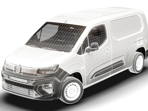 Citroen Berlingo FIRST Van LWB 2027 3D Model