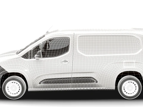 Fiat Doblo EasyPro LWB 2027 3D Model