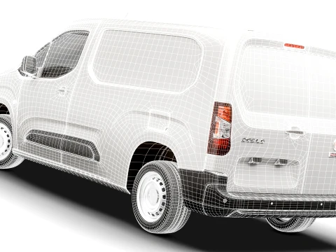 Fiat Doblo EasyPro LWB 2027 3D Model