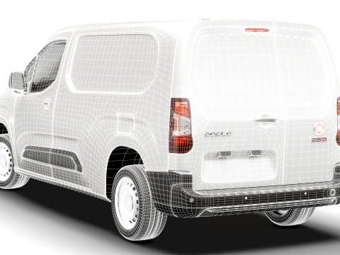 Fiat Doblo EasyPro LWB 2027 3D Model