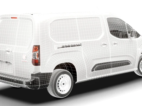Fiat Doblo EasyPro LWB 2027 3D Model