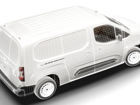 Fiat Doblo EasyPro LWB 2027 3D Model