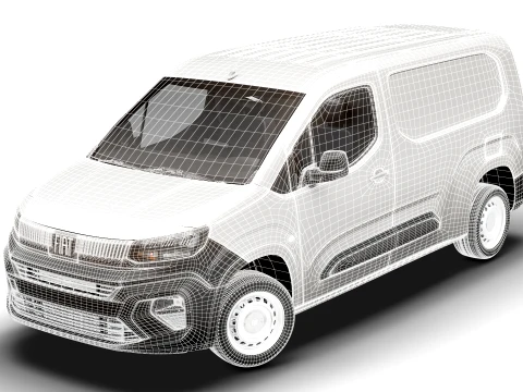 Fiat Doblo EasyPro LWB 2027 3D Model