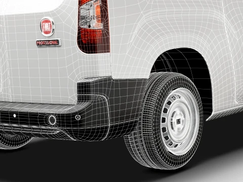 Fiat Doblo EasyPro LWB 2027 3D Model