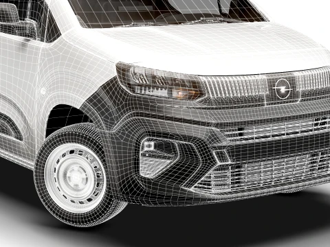 Opel Combo Start LWB 2027 3D Model