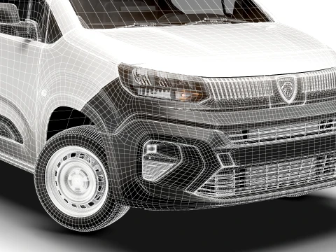 Peugeot Partner ACTIVE LWB 2027 3D Model