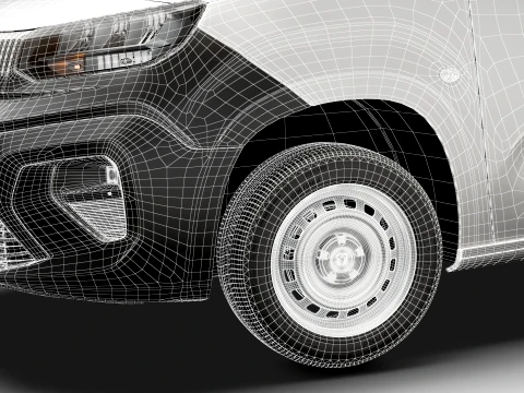 Peugeot Partner ACTIVE LWB 2027 3D Model