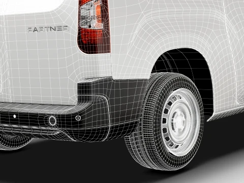 Peugeot Partner ACTIVE LWB 2027 3D Model