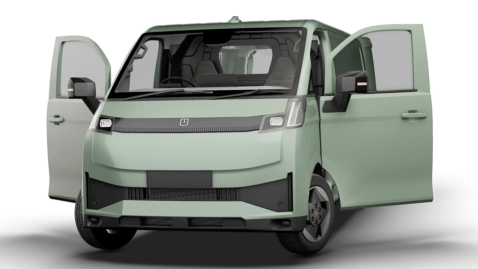 Farizon V7E Panel Van HQ Int 2027 3D Model .c4d .max .obj .3ds .fbx .stl .blend 