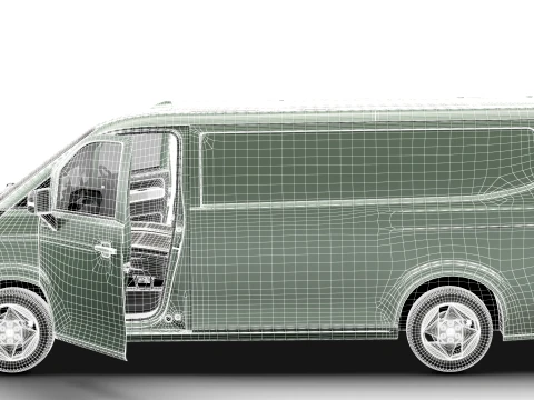 Farizon V7E Panel Van HQ Int 2027 3D Model