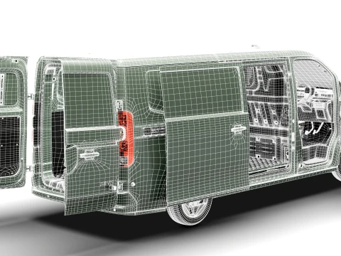 Farizon V7E Panel Van HQ Int 2027 3D Model