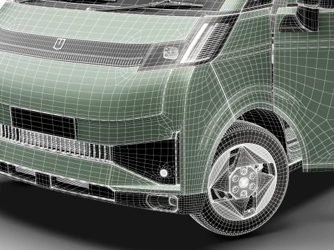 Farizon V7E Panel Van HQ Int 2027 3D Model