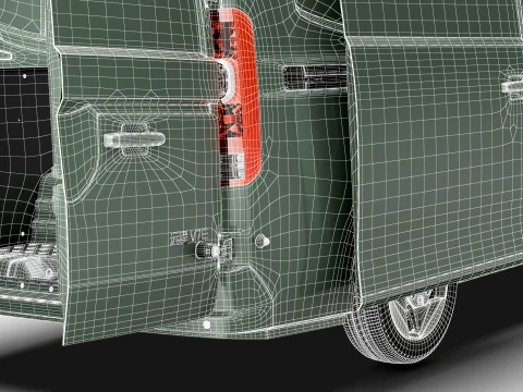 Farizon V7E Panel Van HQ Int 2027 3D Model