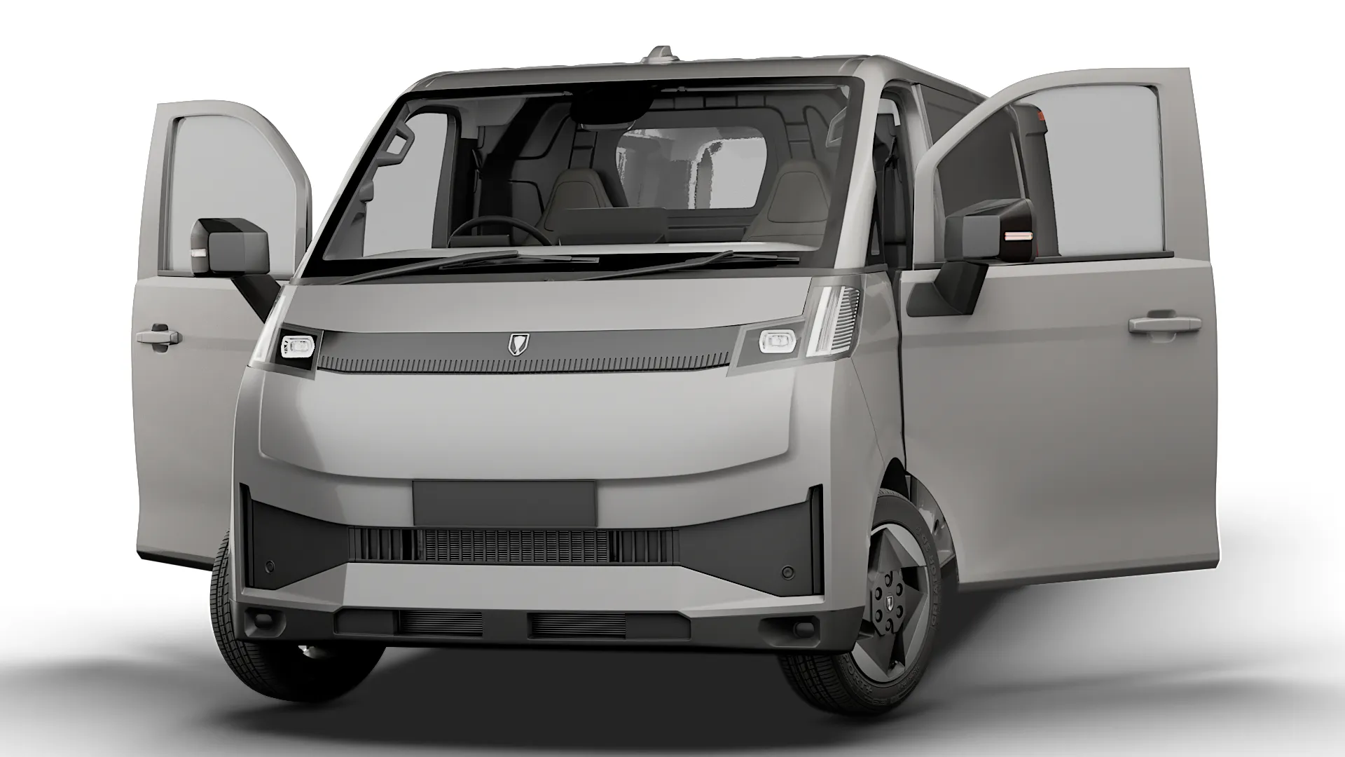 Jinbei Jiyun E7 Panel Van HQ Int 2027 3D Model .c4d .max .obj .3ds .fbx .stl .blend