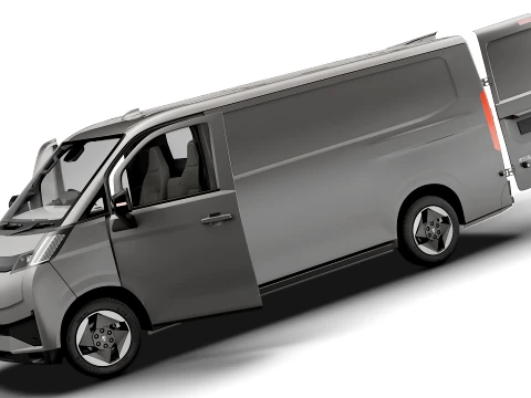 Jinbei Jiyun E7 Panel Van HQ Int 2027 3D Model