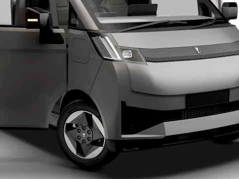 Jinbei Jiyun E7 Panel Van HQ Int 2027 3D Model