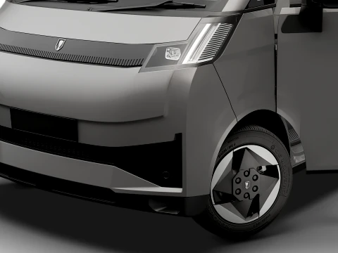 Jinbei Jiyun E7 Panel Van HQ Int 2027 3D Model