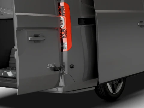 Jinbei Jiyun E7 Panel Van HQ Int 2027 3D Model