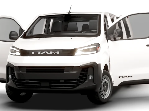 RAM ProMaster City Auto DCab L2 HQInt 2027 3D Модель