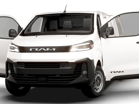RAM ProMaster City Auto Van L2 HQInt 2027 3D 모델
