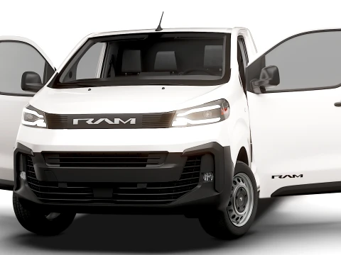 RAM ProMaster City Platform Cab L2 HQInt 2027 Modello 3D