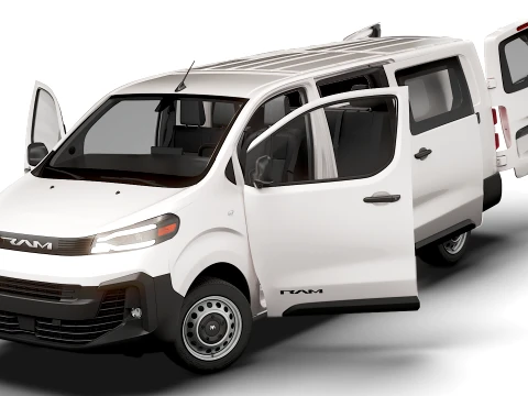 RAM ProMaster City Auto DCab L3 HQInt 2027 Modello 3D