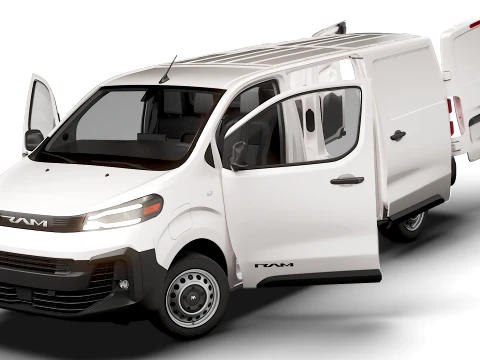 RAM ProMaster City Electric Van L3 HQInt 2027 Modello 3D