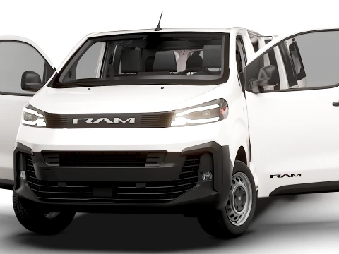 RAM ProMaster City Auto DCab L3 HQInt 2027 3D Model