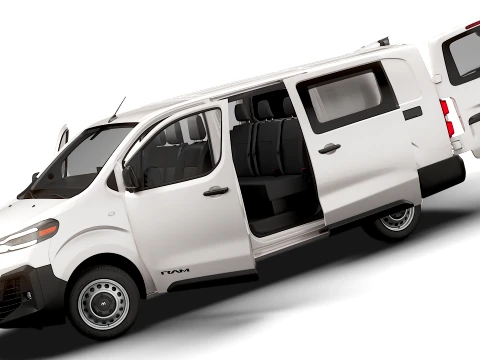 RAM ProMaster City Auto DCab L3 HQInt 2027 3D Model