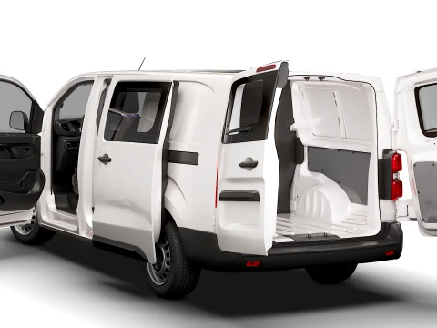 RAM ProMaster City Auto DCab L3 HQInt 2027 3D Model