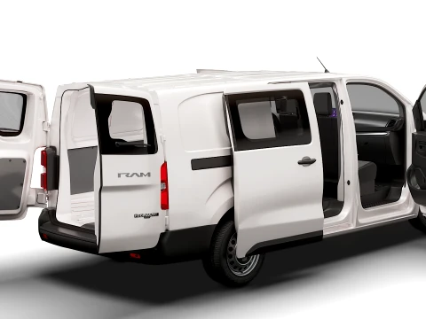 RAM ProMaster City Auto DCab L3 HQInt 2027 3D Model
