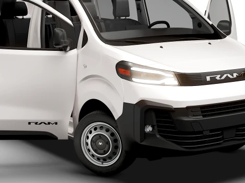 RAM ProMaster City Auto DCab L3 HQInt 2027 3D Model